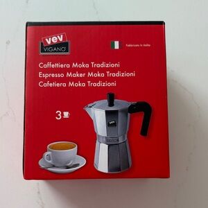 Vev vigano Italian coffee espresso maker new in box